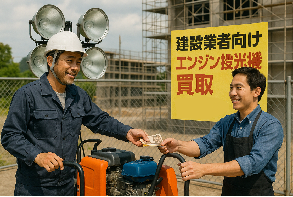 エンジン投光機